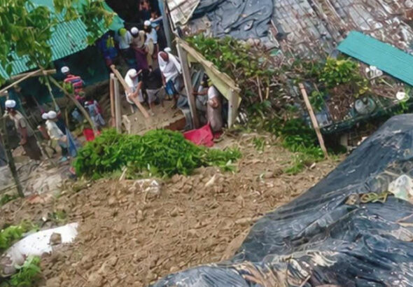 rohingya-camp-landslide-young-woman-death-injured-child